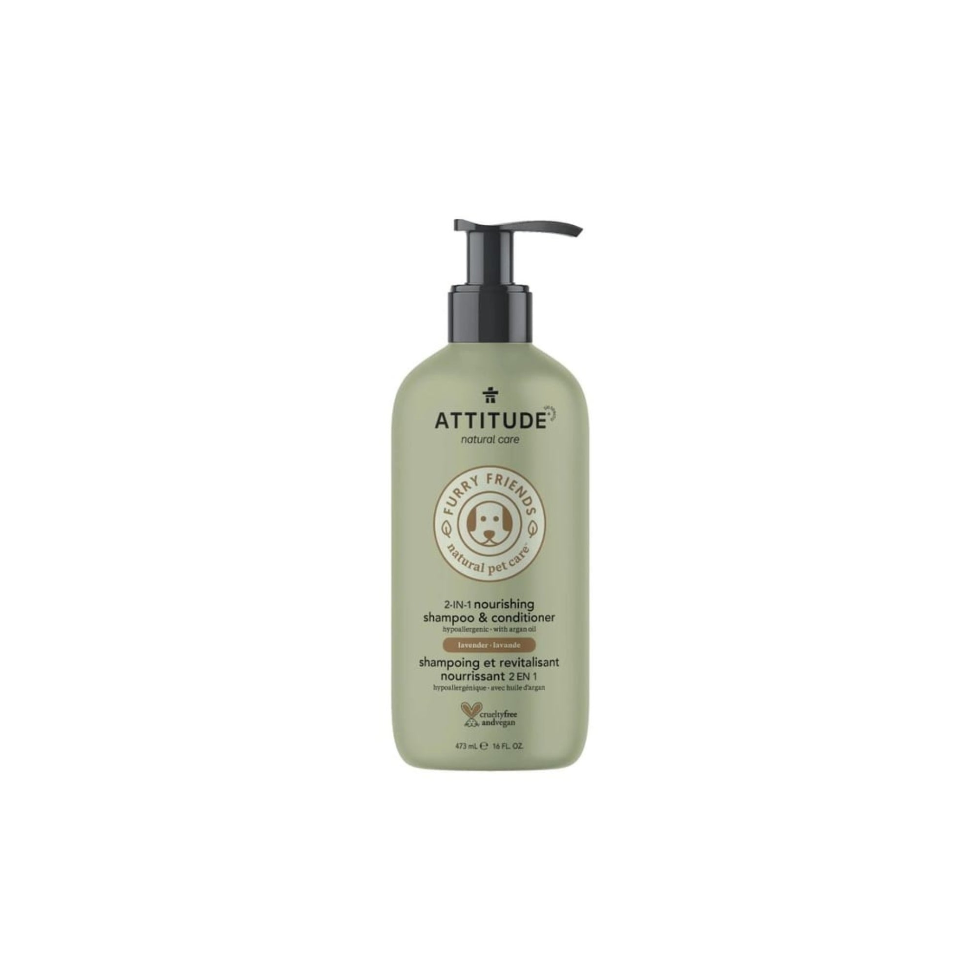 ATTITUDE Furry Friends Animals 2 in 1 Shampoo Lavender | 473 ml