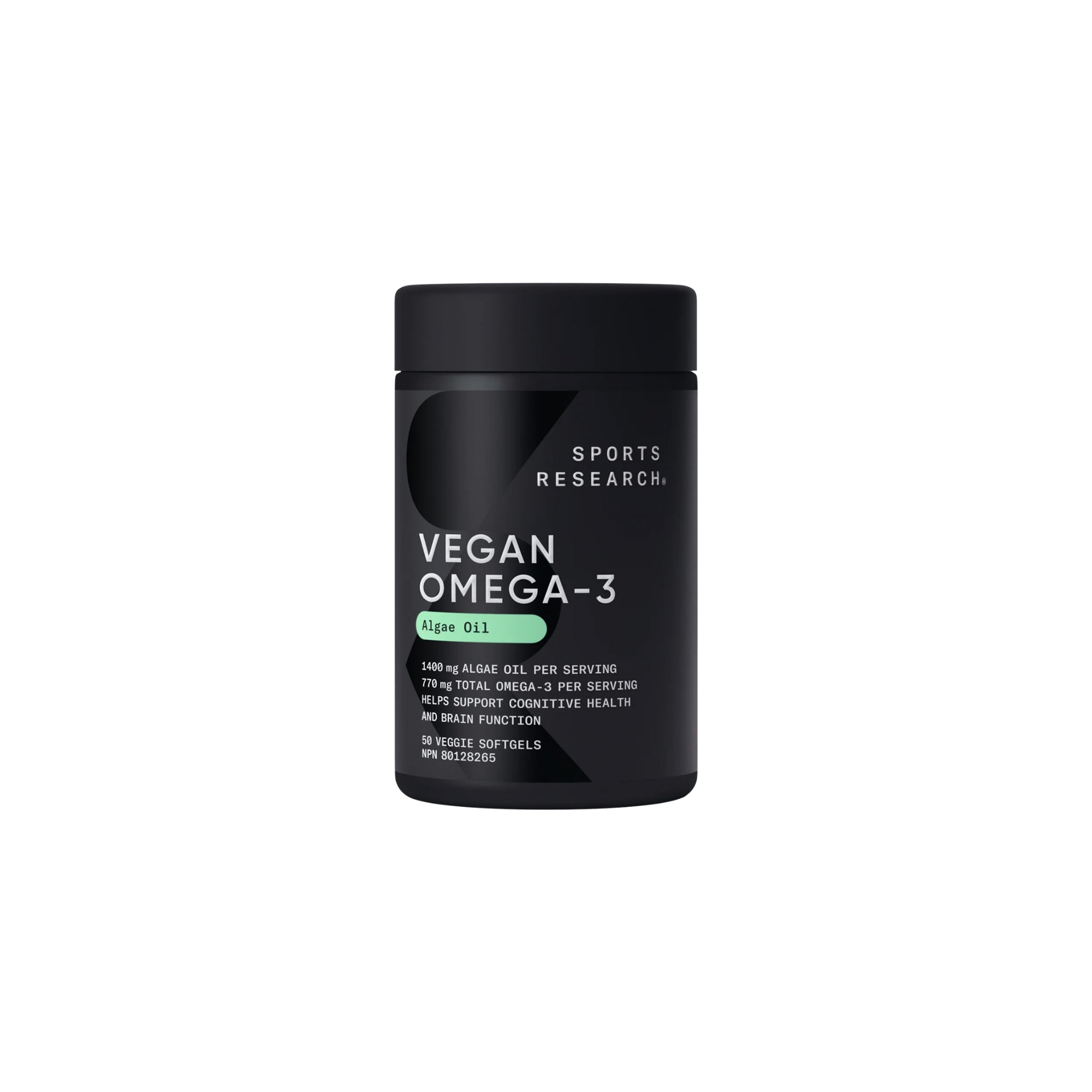 Sports Research - Vegan Omega 3, 50 Softgels