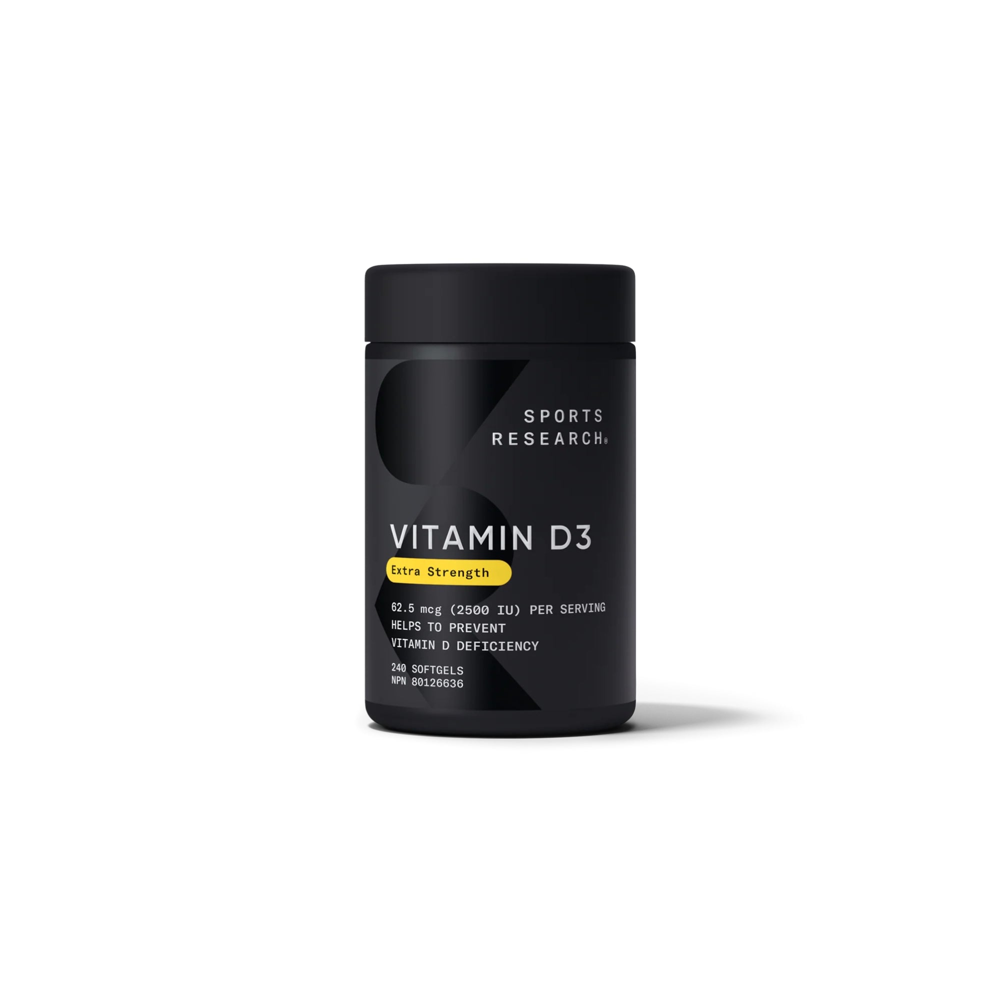 Sports Research - Vitamin D3 2500 IU, 240 Count