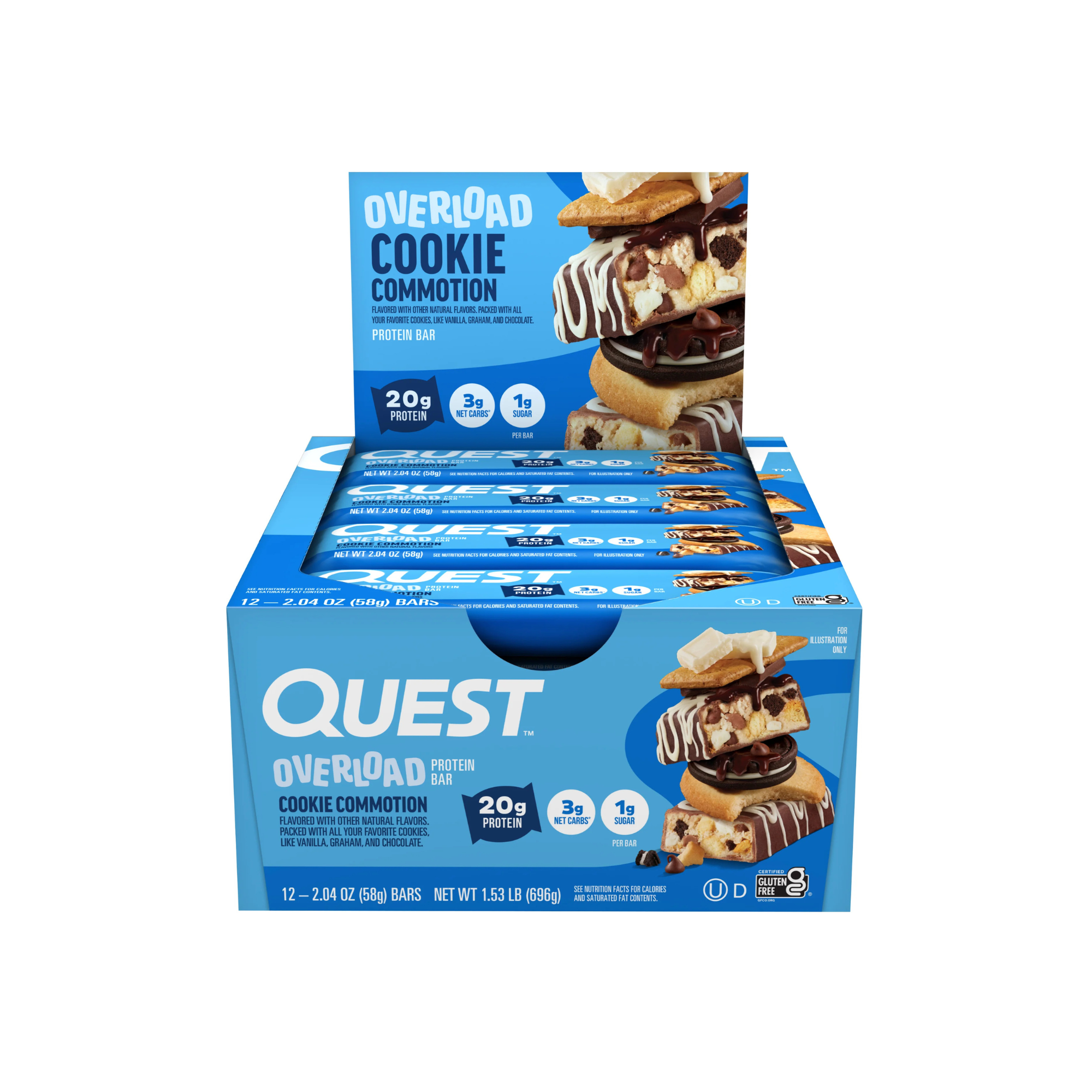 Quest Overload Protein Bar 60g (12x)