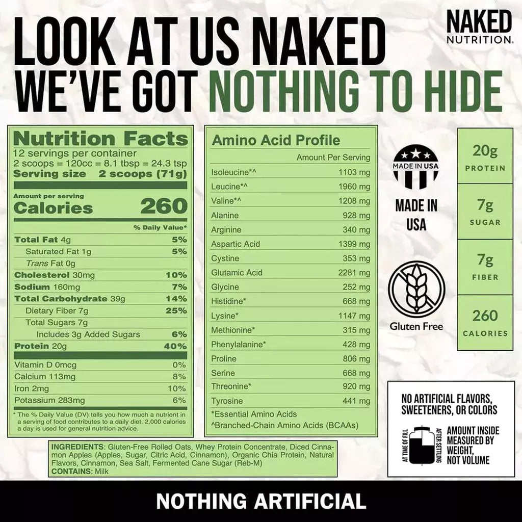 Naked Protein Oats